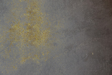 Gray and gold marble textured background