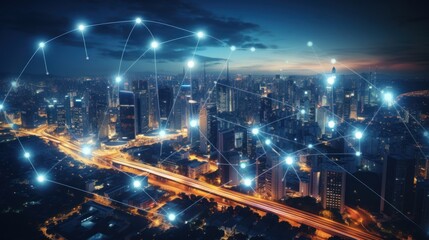 Naklejka premium Edge Computing, explore the benefits and challenges of edge computing in enhancing real - time data processing and reducing latency