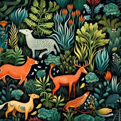Animal Kingdom Tapestry