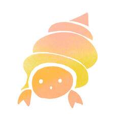 やどかりのスタンプ