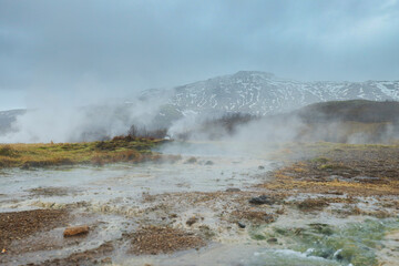 Geysers in Iceland