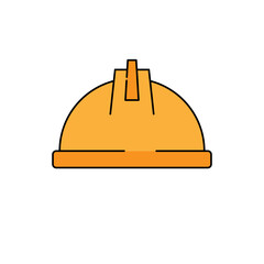 Fototapeta premium Helmet Labour Icon