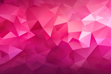 Bright low poly background, magenta purple gradient | Generative AI
