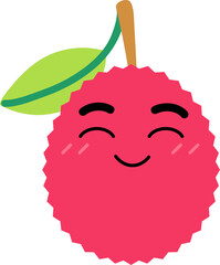 Lychee Face Happy Blush Smile