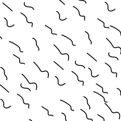 Surface with curved lines or worms