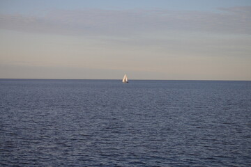 sailboat on the sea