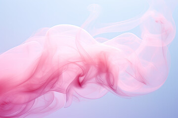 Colorful smoke with a clean background for wallpaper and presentation