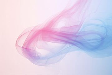 Colorful smoke with a clean background for wallpaper and presentation