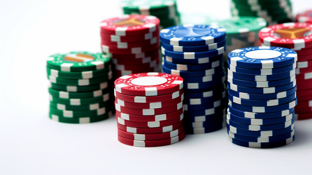 Poker Wallpaper on White Background