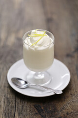Lemon Syllabub, English Whipped Cream Dessert