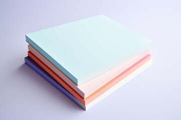 Colourful stationary on a clean background