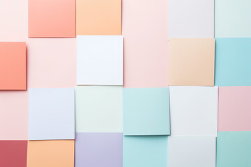 Colourful paper notebooks, simple and clean design