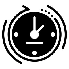  24 hours black style icon
