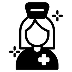  Nurse black style icon