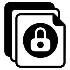  Copyright black style icon