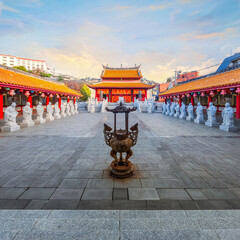 Nagasaki, Japan - Nov 28 2022: Confucius Shrine (Koshi-byo) built in 1893 by Nagasaki's Chinese...