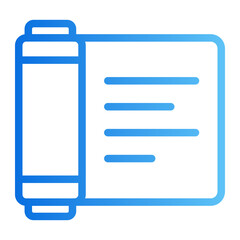 scroll gradient icon