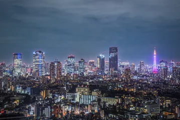 Photo sur Plexiglas Tokyo 東京の夜景
