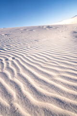 Fototapeta na wymiar sand dunes at White Sands National Park
