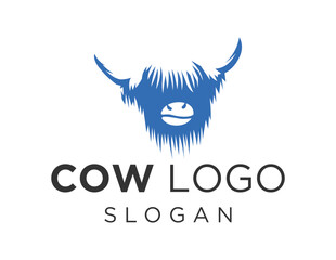 Logo about Cow on white background. created using the CorelDraw application.