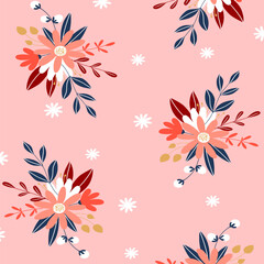 Fototapeta na wymiar floral abstract pattern suitable for textile and printing needs