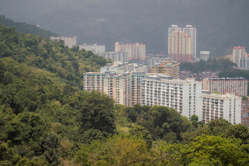 Landscape Scenes of Penang, Malaysia. Aerial view. Sunrise and daylight scenes.