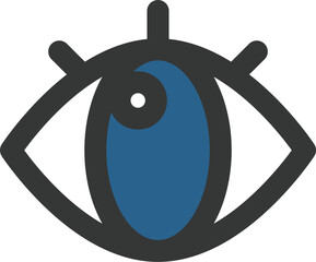 医療関連のカラー単品アイコン　目