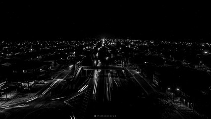 Foto Noturna em Longa Exposição