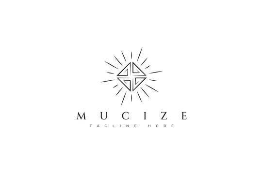 Cube Light Logo Abstract Apocalypse Miracle Mystery Pendant Business Fashion and Jewelry