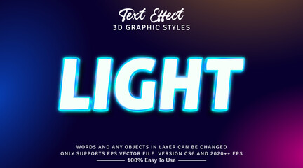 Light Style Text Effect