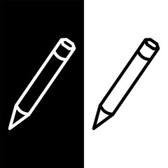 pencil icon, write icon vector logo template