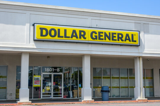 Front of the Dollar General Store on Airline Drive on July 25, 2023 in Metairie, LA, USA