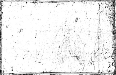 Obraz premium Grunge black texture. Dark grainy texture on white background. Dust overlay textured. Grain noise particles. Rusted white effect. Design elements. Vector illustration, EPS 10.