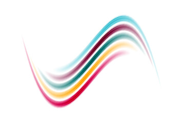 A vibrant and playful design featuring rainbow-color lines arranged in a dynamic composition, perfect for adding a pop of color to any project