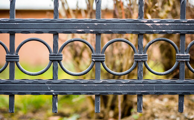 Wrought Iron Fence. Metal fence 