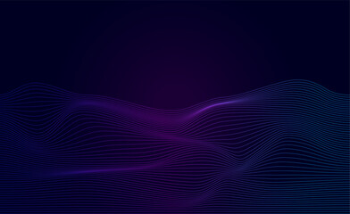 Abstract modern dynamic line wave colorful background