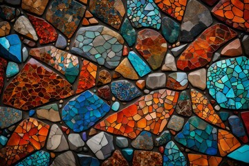 stained glass backgroundgenerative by AI technology