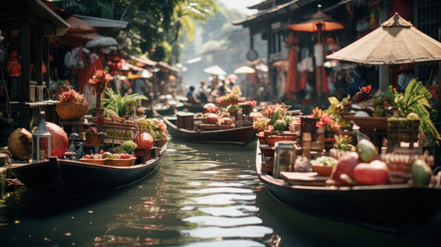 Bangkok Floating Market Images – Browse 7,214 Stock Photos, Vectors ...