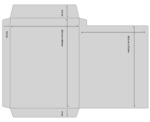 Large envelope design for storing papers