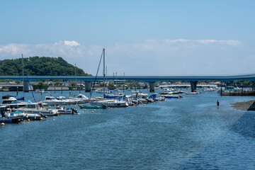 金沢八景の風景　平潟湾