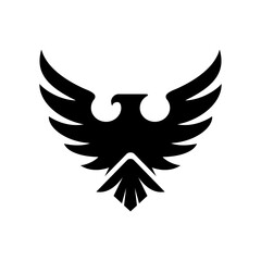 eagle logo design with wings