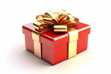 Obraz premium Christmas Gift box. 3d rendering