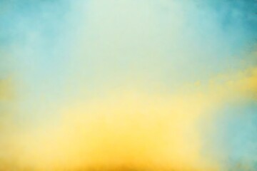 Fototapeta premium Light Blue and Yellow Gradient kraft paper vintage texture background for a letter. Abstract old retro page grunge blank, Generative Ai Art