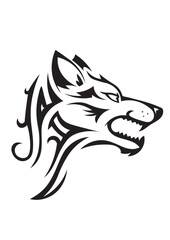 Discover fierce wolf face tattoo designs, capturing strength & mystique in just 100 letters. Embrace the wild with our captivating stock photos