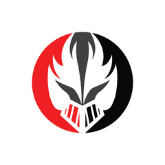 Spartan Logo Design, Vector VIking Guardian Fighter, Simple Greek Warrior Helmet
