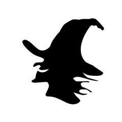 Witch head Silhouette 