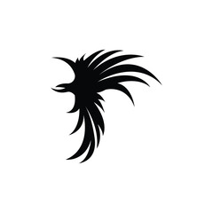 Fototapeta na wymiar Wing Logo Design, Vector Eagle Falcon Wings, Beauty Flying Bird, Illustration Symbol