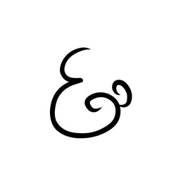 Hand Drawn Ampersand 