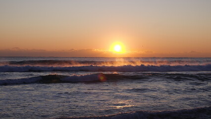 sunrise on the beach