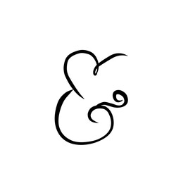 Hand Drawn Ampersand 